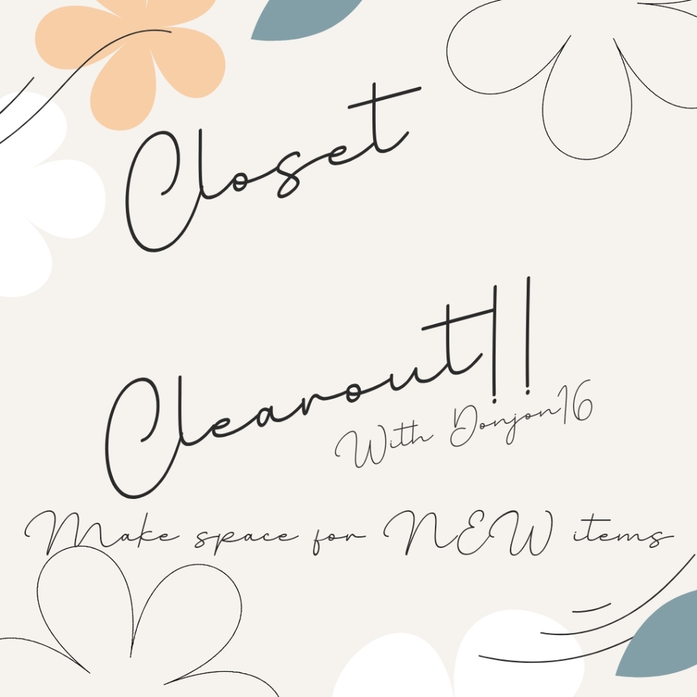 WOMEN'S Closet Clearout. $5/LESS starts. Make room for new items!!!